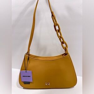 HOUSE OF WANT - Newbie Baguette Vegan Leather Shoulder Bag